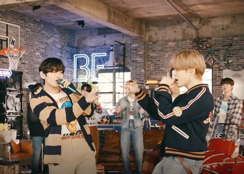 BTS V's Outfit for 'Telepathy' on MTV Unplugged on February 24, 2021