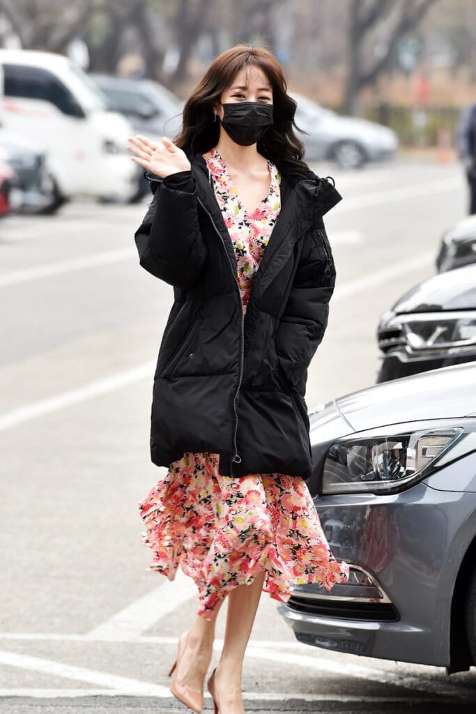 Kim Hyo-jin's Outfit at ‘Environmental Special Documentary’ Press conference on March 4, 2021