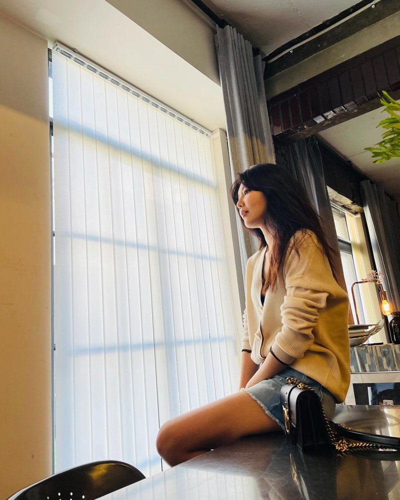 Sooyoung's Outfit on Instagram on April 2, 2021