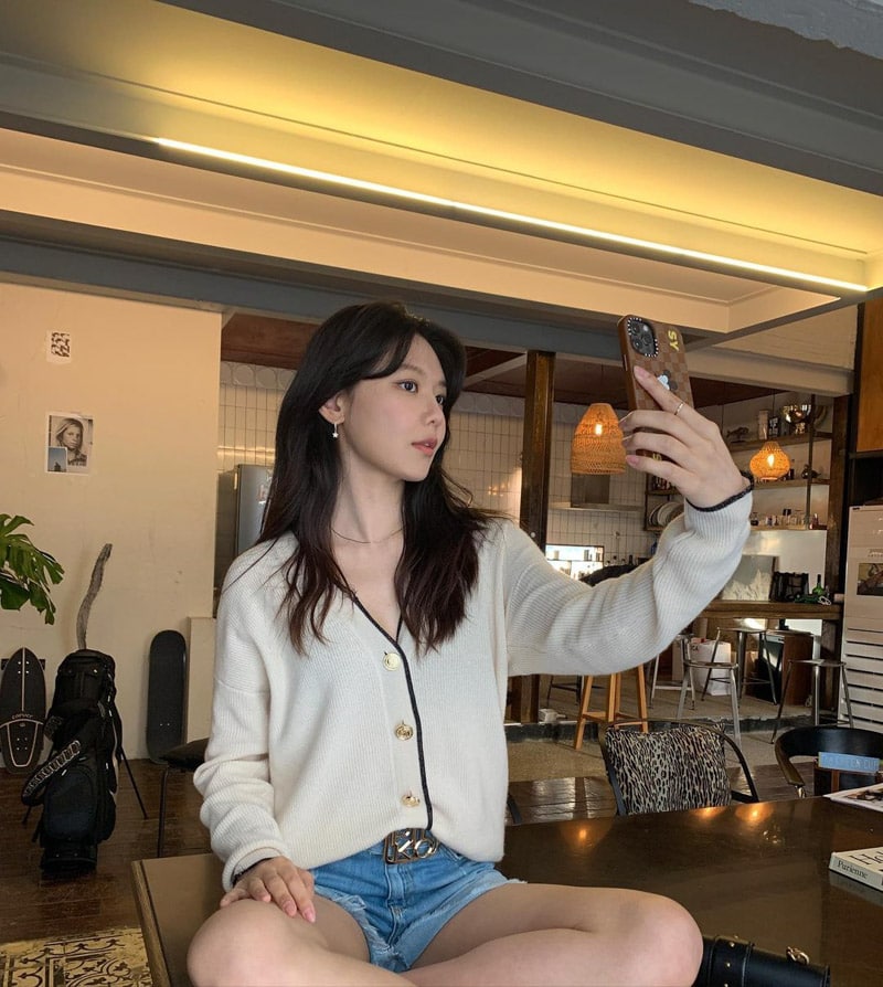 Sooyoung's Outfit on Instagram on April 2, 2021
