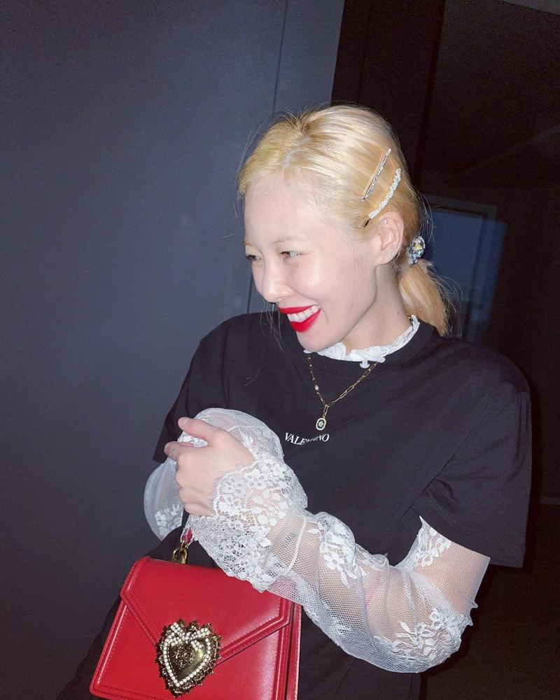 Hyuna's Outfit on Instagram on May 27, 2021