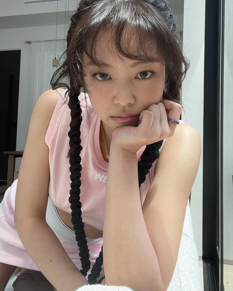 BLACKPINK Jennie's Outfit on Instagram on July 23, 2021