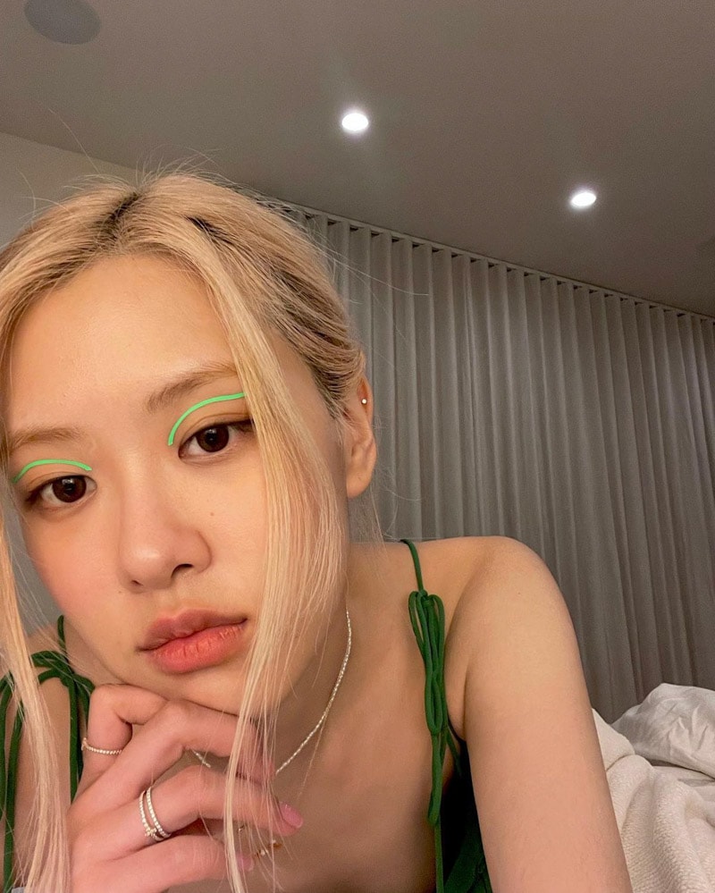 BLACPINK Rose's Outfit on Instagram on July 23, 2021