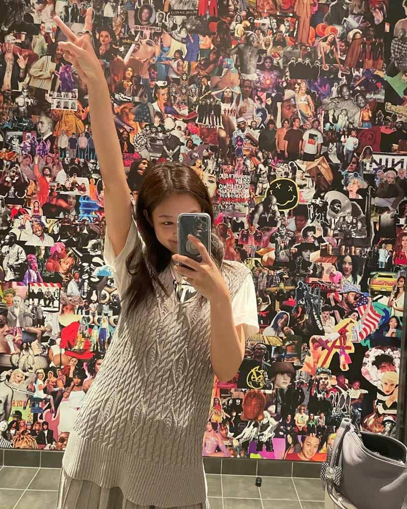 BLACKPINK Jennie's Outfit on Instagram on July 14,2021