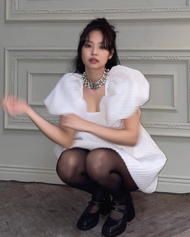 Blackpink Jennie's Outfit on Instagram on August 8, 2021