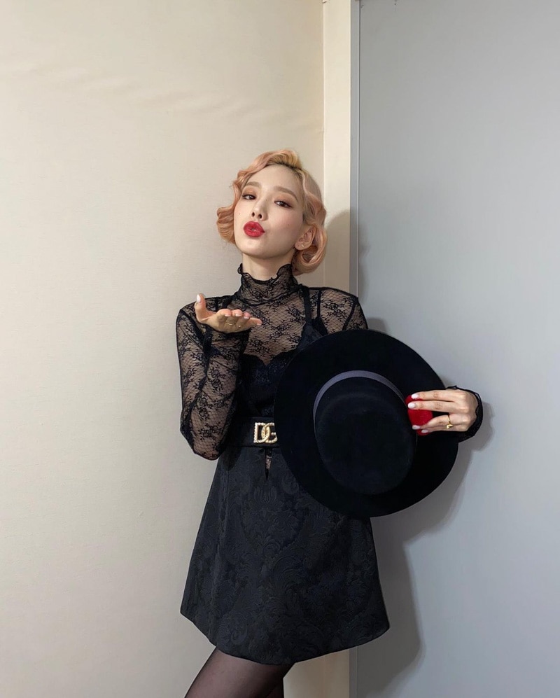 Taeyeon's Outfit on Instagram on September 11, 2021