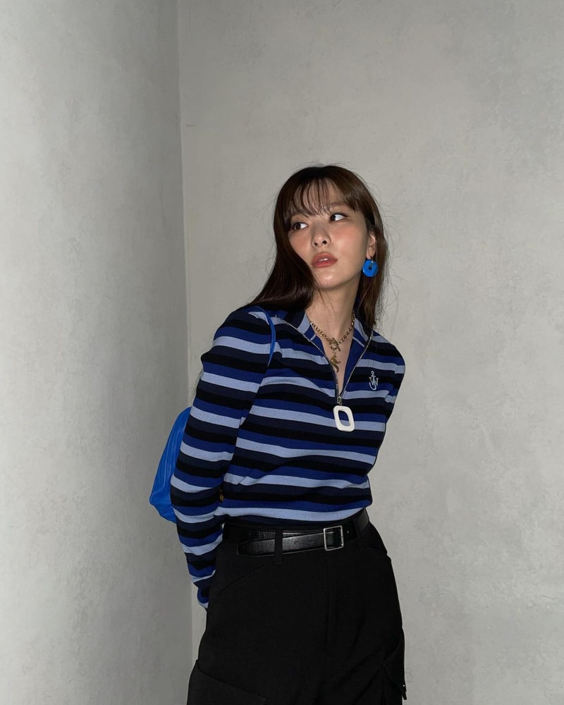 Red Velvet Seulgi's Outfit on Instagram on October 14, 2021