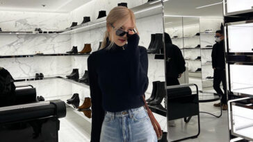 Blackpink Rose's Outfit on Instagram on November 3, 2021