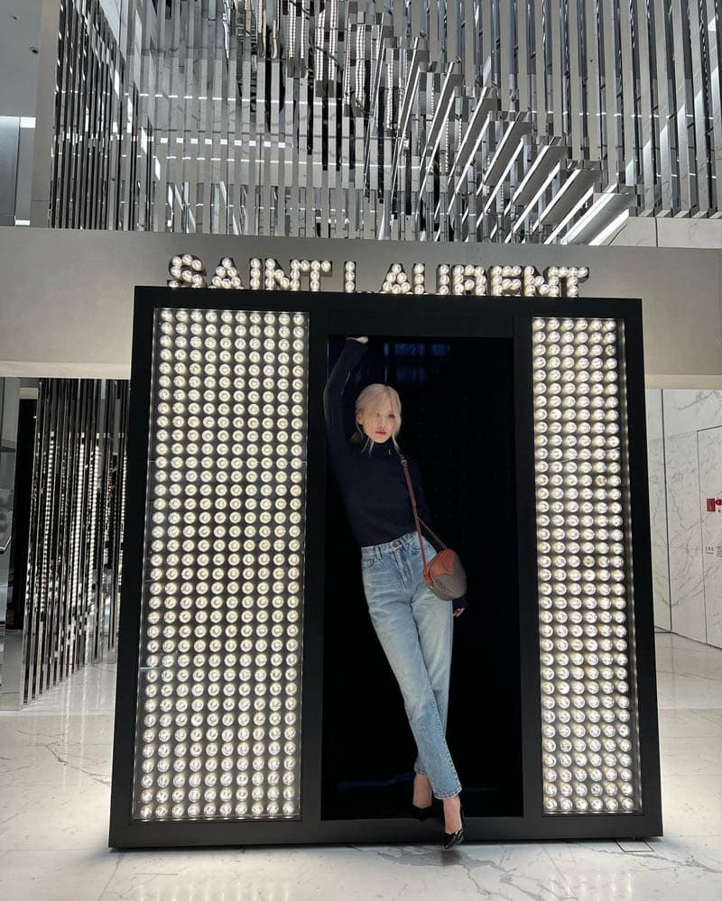 Blackpink Rose's Outfit on Instagram on November 3, 2021