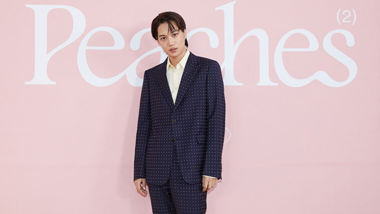 EXO Kai's Outfit at ‘Peaches’ Press Conference on November 30, 2021