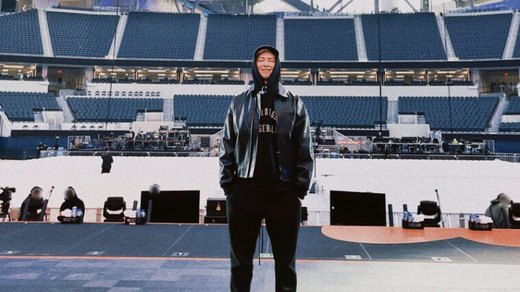 BTS RM's Outfit on Instagram on December 6, 2021