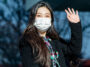 Red Velet Joy's Outfit on the way to SBS TV Animal Farm on December 8, 2021
