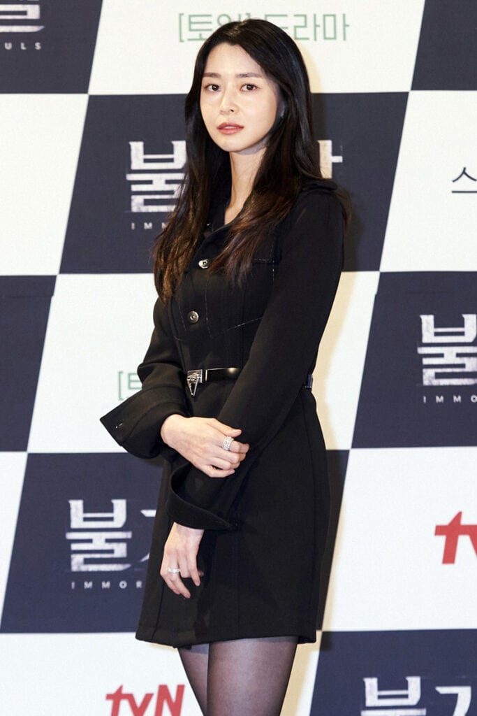 Kwon Na-ra's Outfit at ‘Bulgasal Immortal Souls’ Press Conference on December 15, 2021