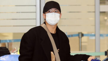 BTS RM's Outfit at Incheon Airport on December 17, 2021