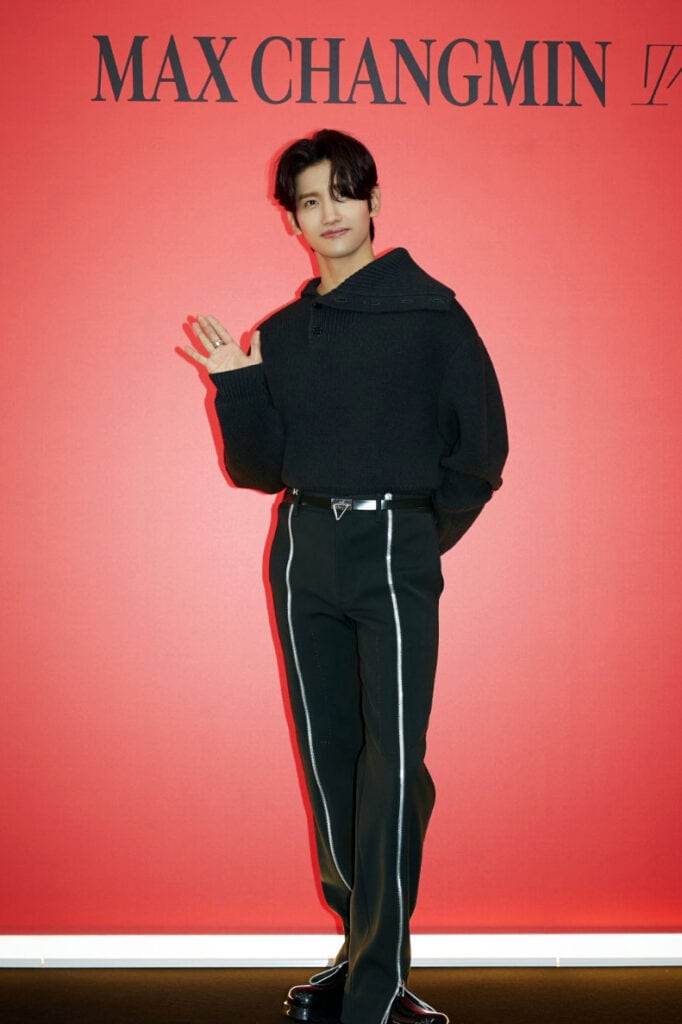 TVXQ Max Changmin's Outfit at ‘Devil’ Showcase on January 13, 2022