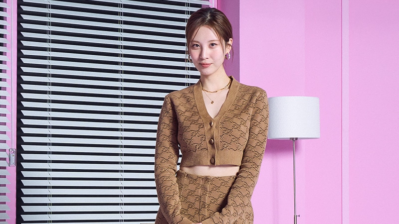 Seohyun's Outfit at ‘Love And Leashes’ Press Conference on February 8, 2022