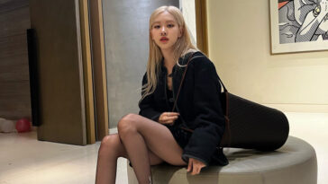 Blackpink Rose's Outfit on Instagram on February 13, 2022