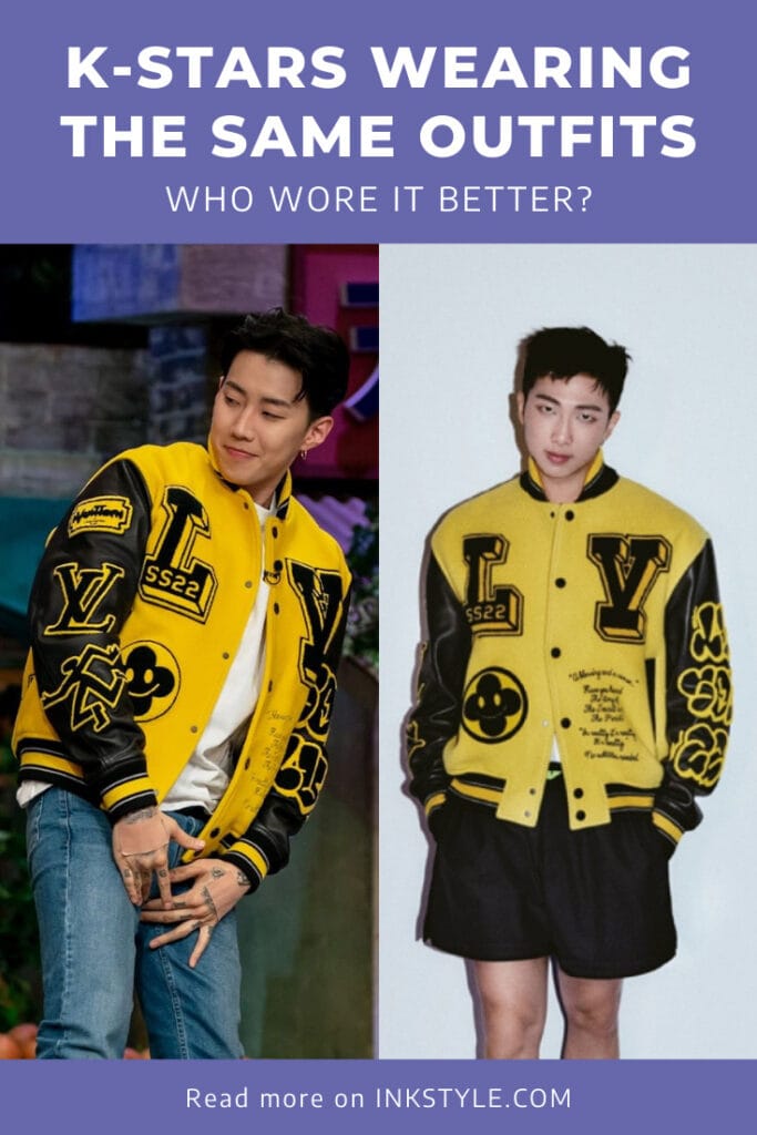 Korean celebrities wearing the same outfits - March 2022