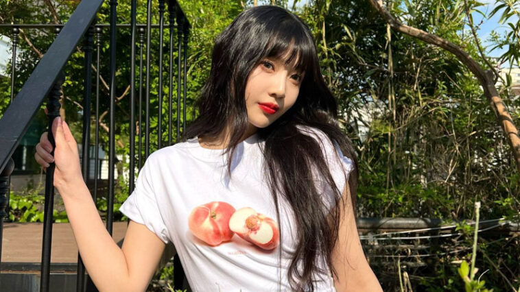 Red Velvet Joy's Outfit on Instagram on May 25, 2022