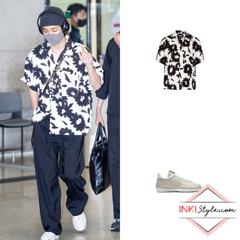 BTS V Sending Out The Summer Holiday Vibe With His Recent Airport Outfit