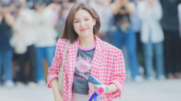 Red Velvet Wendy's Outfit at SBS Youngstreet on June 14, 2022