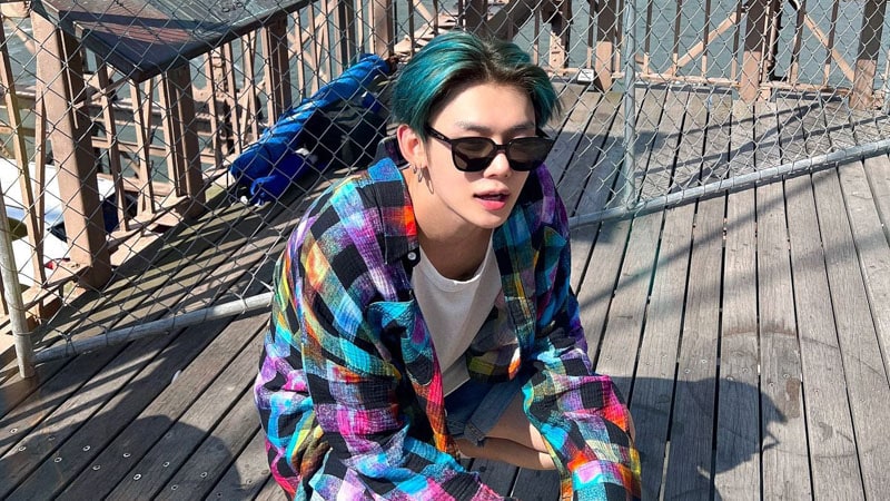 TXT Yeonjun's Outfit on Instagram on July 14, 2022