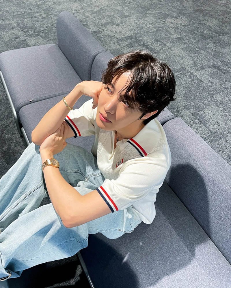 BTS J-Hope's Outfit on Instagram on August 8, 2022