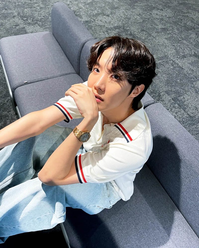 BTS J-Hope's Outfit on Instagram on August 8, 2022