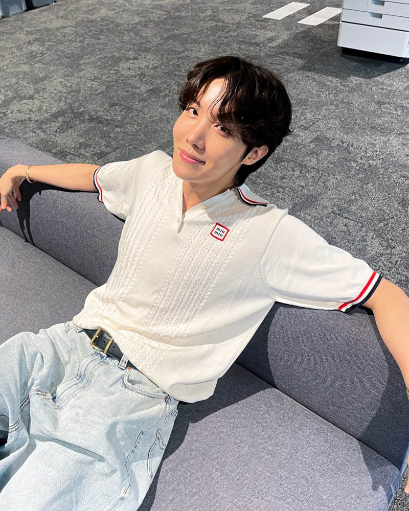 BTS J-Hope's Outfit on Instagram on August 8, 2022