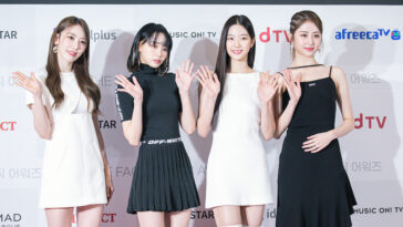 LE SSERAFIM's Outfit at The Fact Music Awards on October 8, 2022