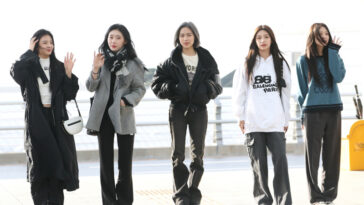 ITZY's Outfit at Incheon Airport on November 28, 2022