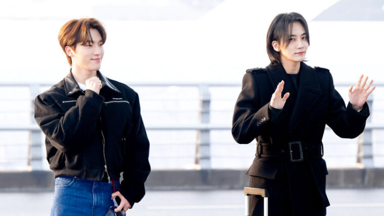 SEVENTEEN Jeonghan and Dino's Outfit at Incheon Airport on February 6, 2023