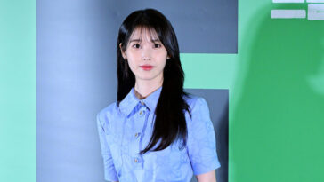 IU's Outfit at ‘Dream’ Press Conference on April 17, 2023