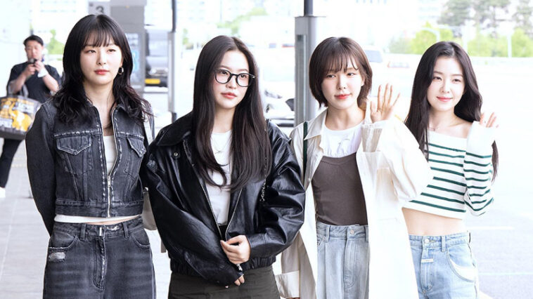 RED VELVET's Outfits At Gimpo Airport On May 2, 2023