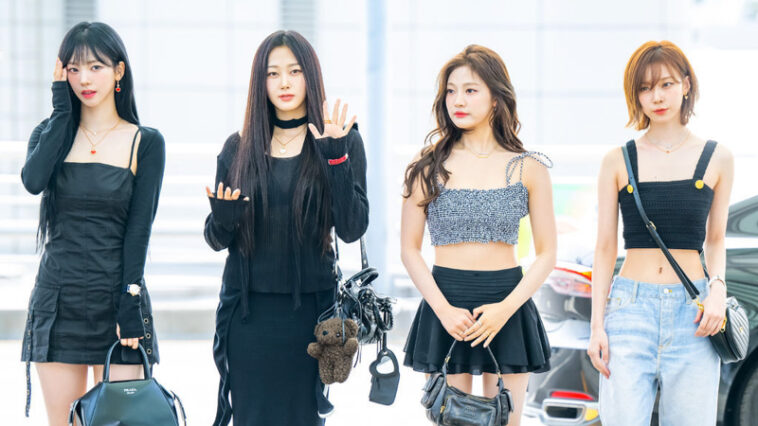 AESPA's Outfits at Incheon Airport on May 22, 2023