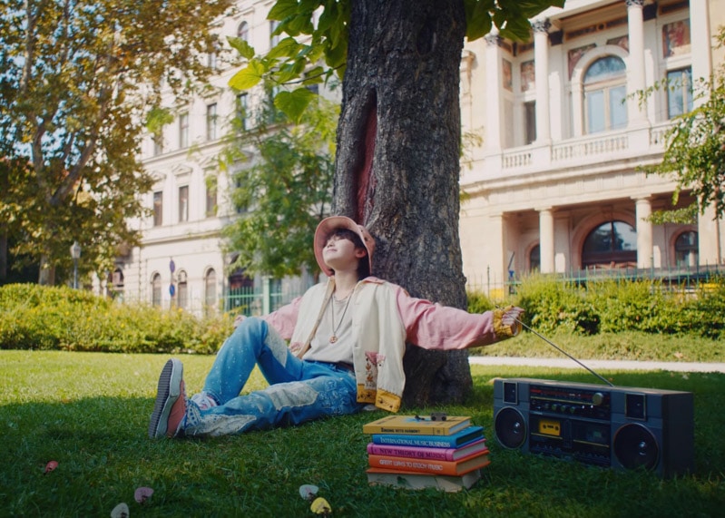 SEVENTEEN God Of Music MV Kpop Fashion - Woozi - Look 1