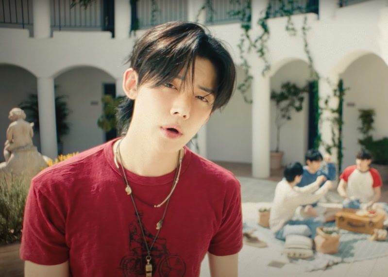 TXT Love Language MV Kpop Fashion - Yeonjun - Look 1