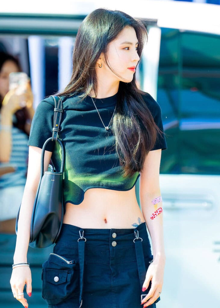 Han So-Hee's Outfit on Incheon Airport on July 11, 2025