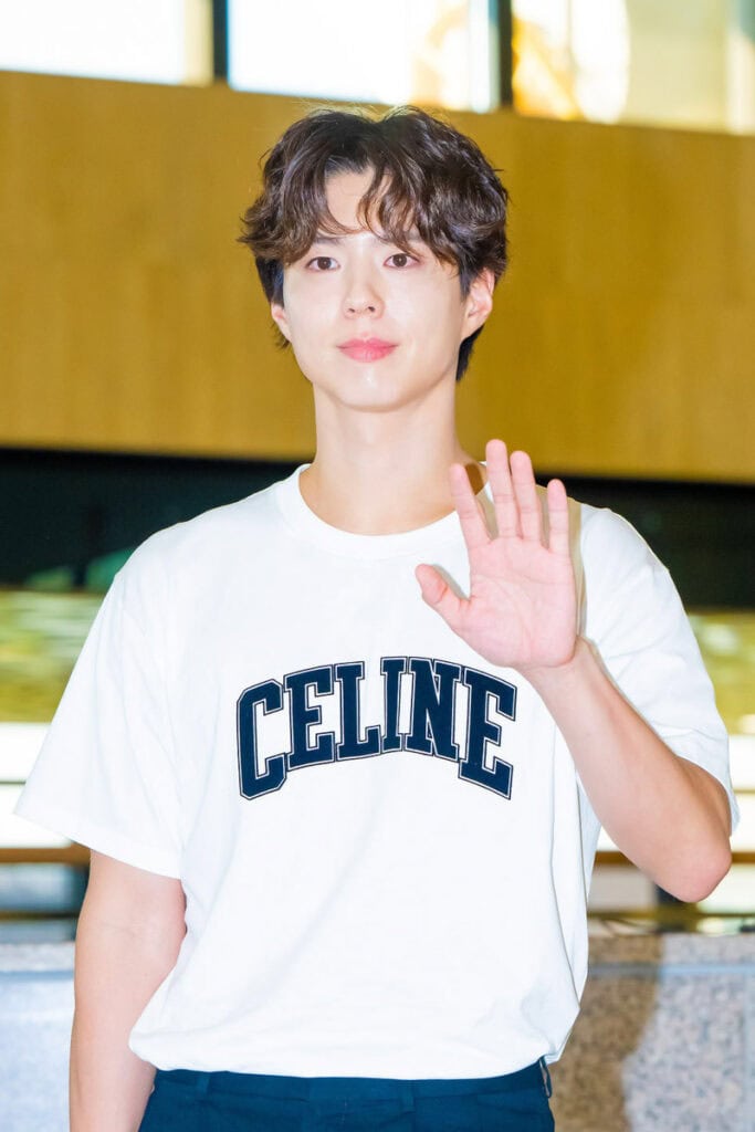 Park Bo-gum's Outfit at Gimpo airport on July 25, 2025