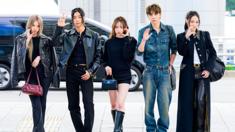 ALLDAY PROJECT's Outfit at Incheon Airport on September 25, 2025