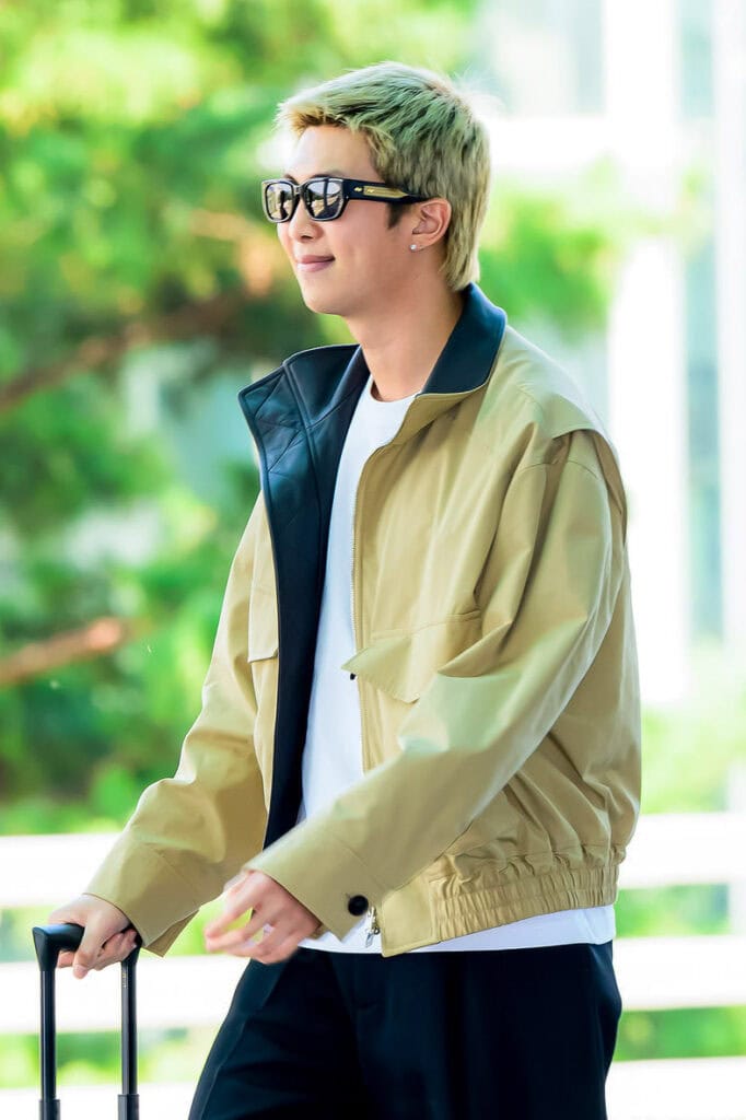 BTS RM's Outfit at Incheon Airport on September 26, 2025